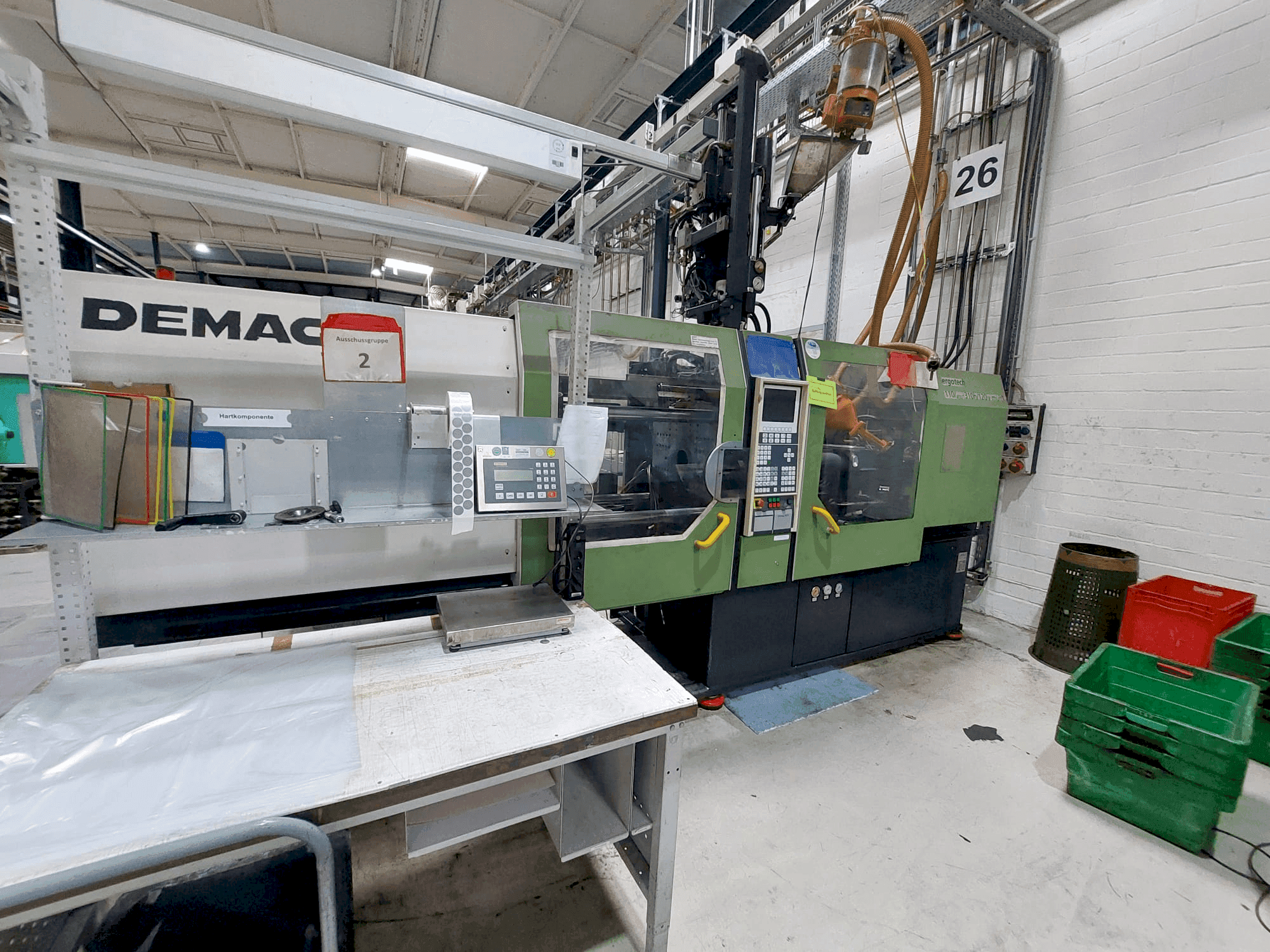 Вид станка DEMAG D110-310H/120V спереди