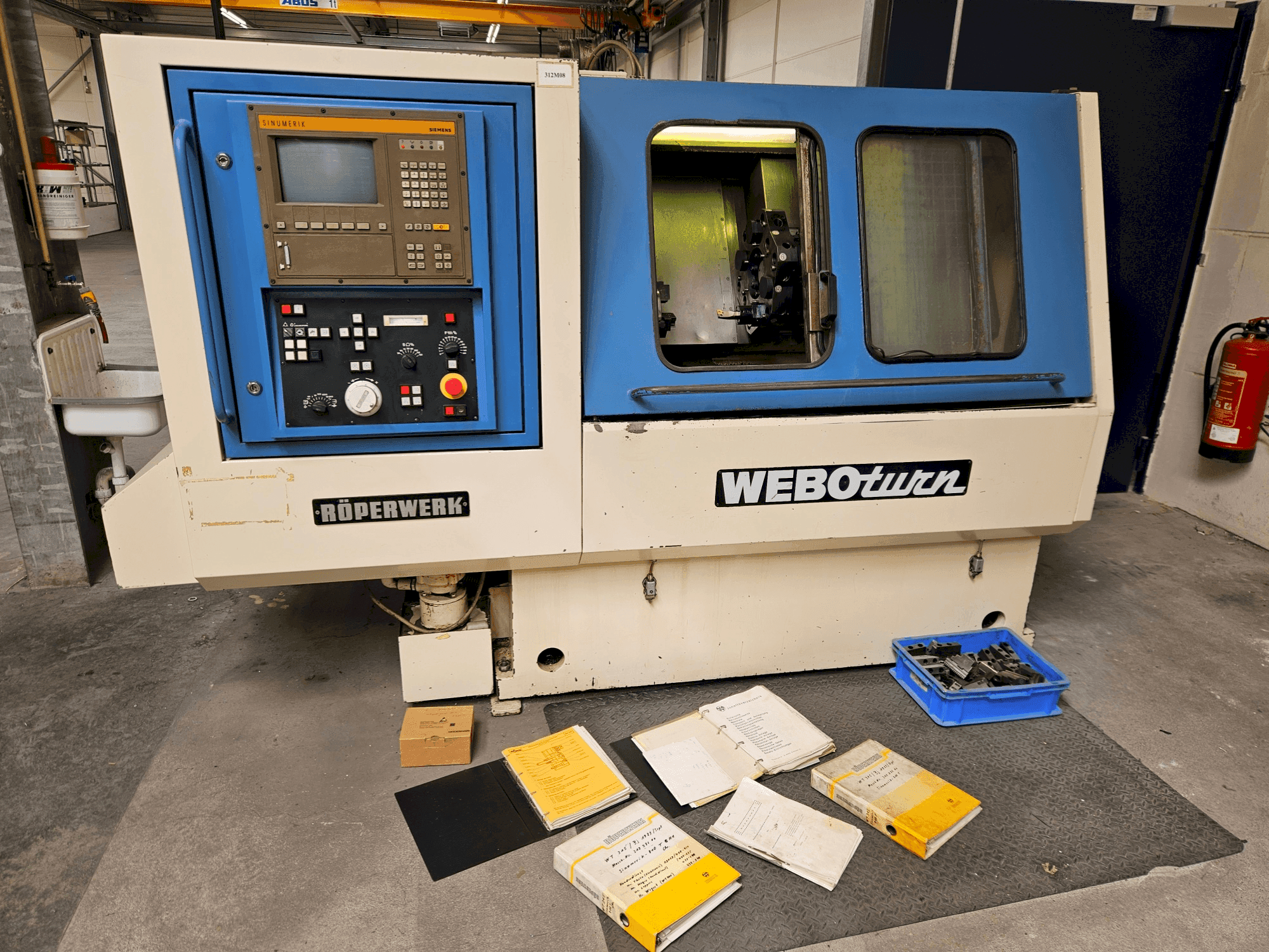 Вид станка ROEPERWERK WEBOturn 400  спереди