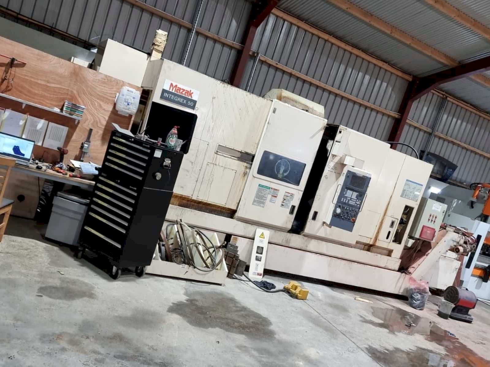 Вид станка Mazak Integrex 50YR-1500U  спереди