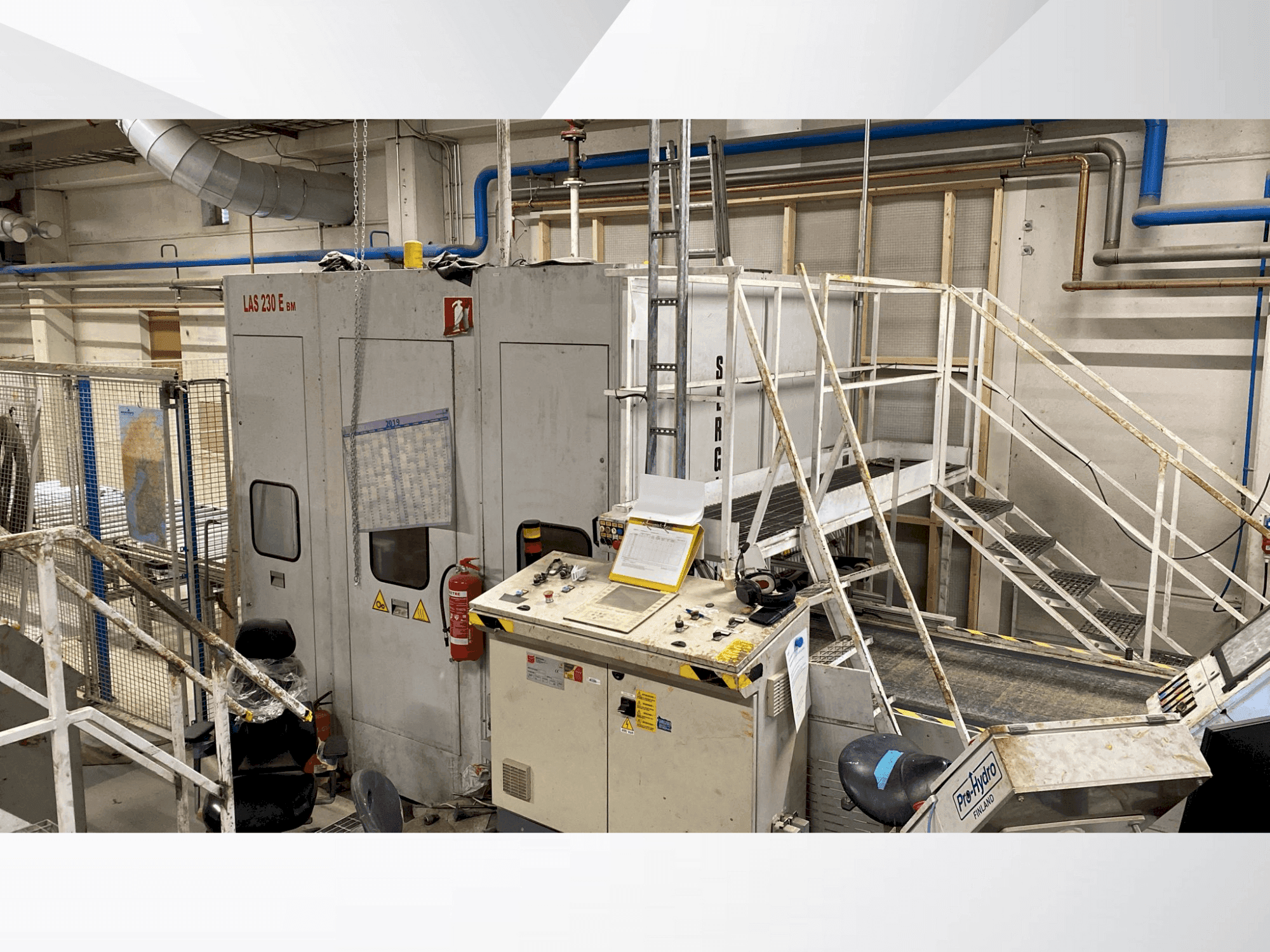 Вид станка SERGIANI LAS 230BM  спереди