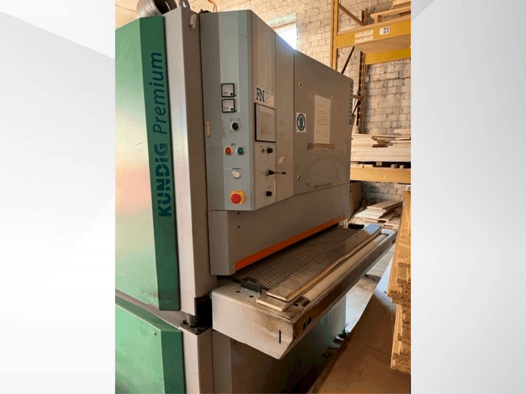 Вид станка Kundig Premium-2 1100-RE  спереди