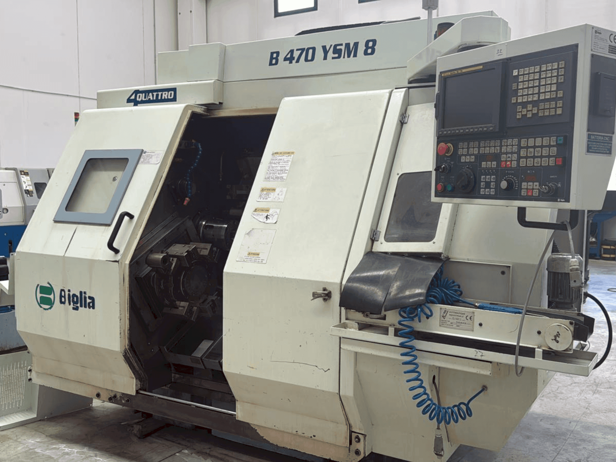 Вид станка Biglia B470 YSM спереди