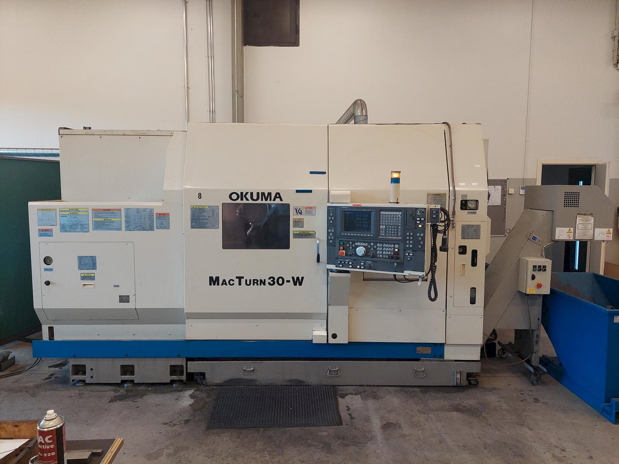 Вид станка Okuma Macturn 30 спереди
