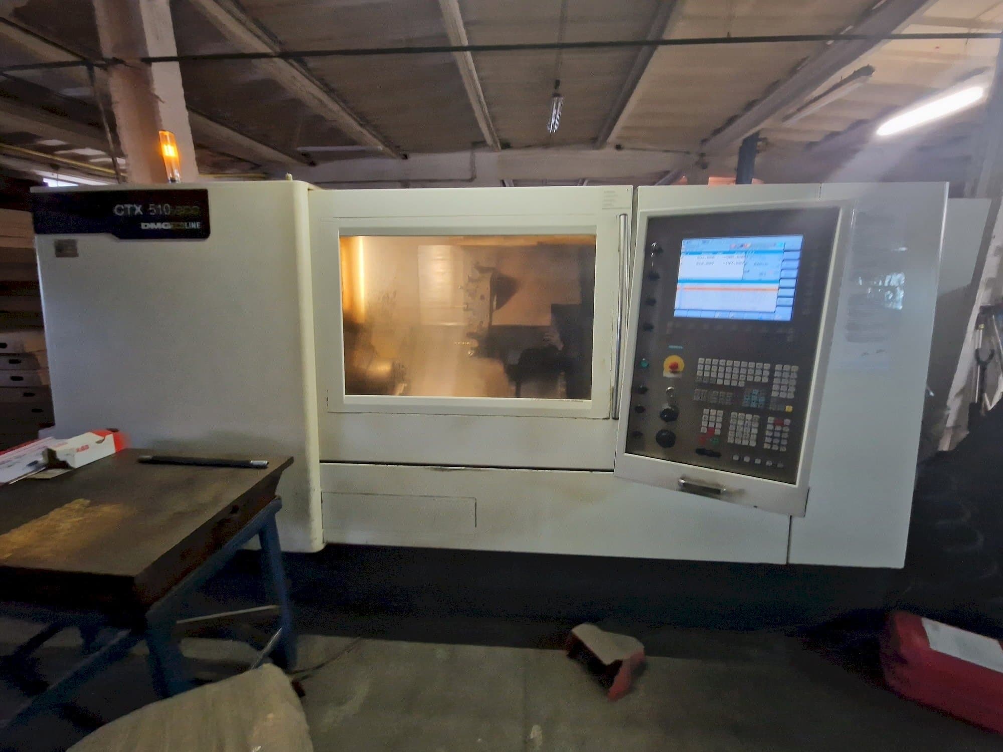 Вид станка DMG CTX 510 eco спереди