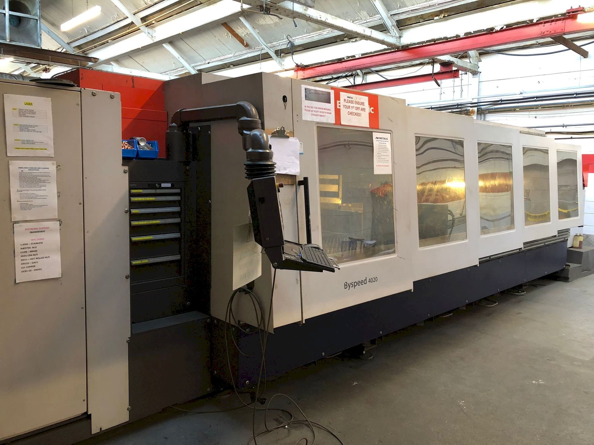 Вид станка Bystronic BySpeed 4020 спереди