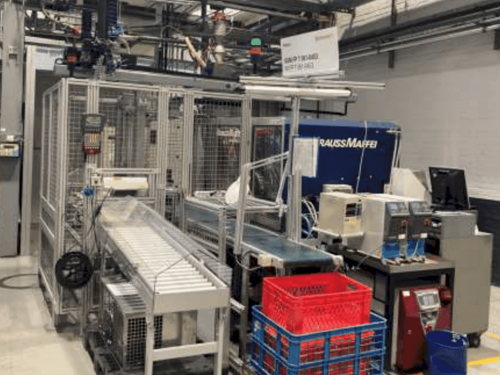 Вид станка Krauss Maffei KM 125-390 C2  спереди