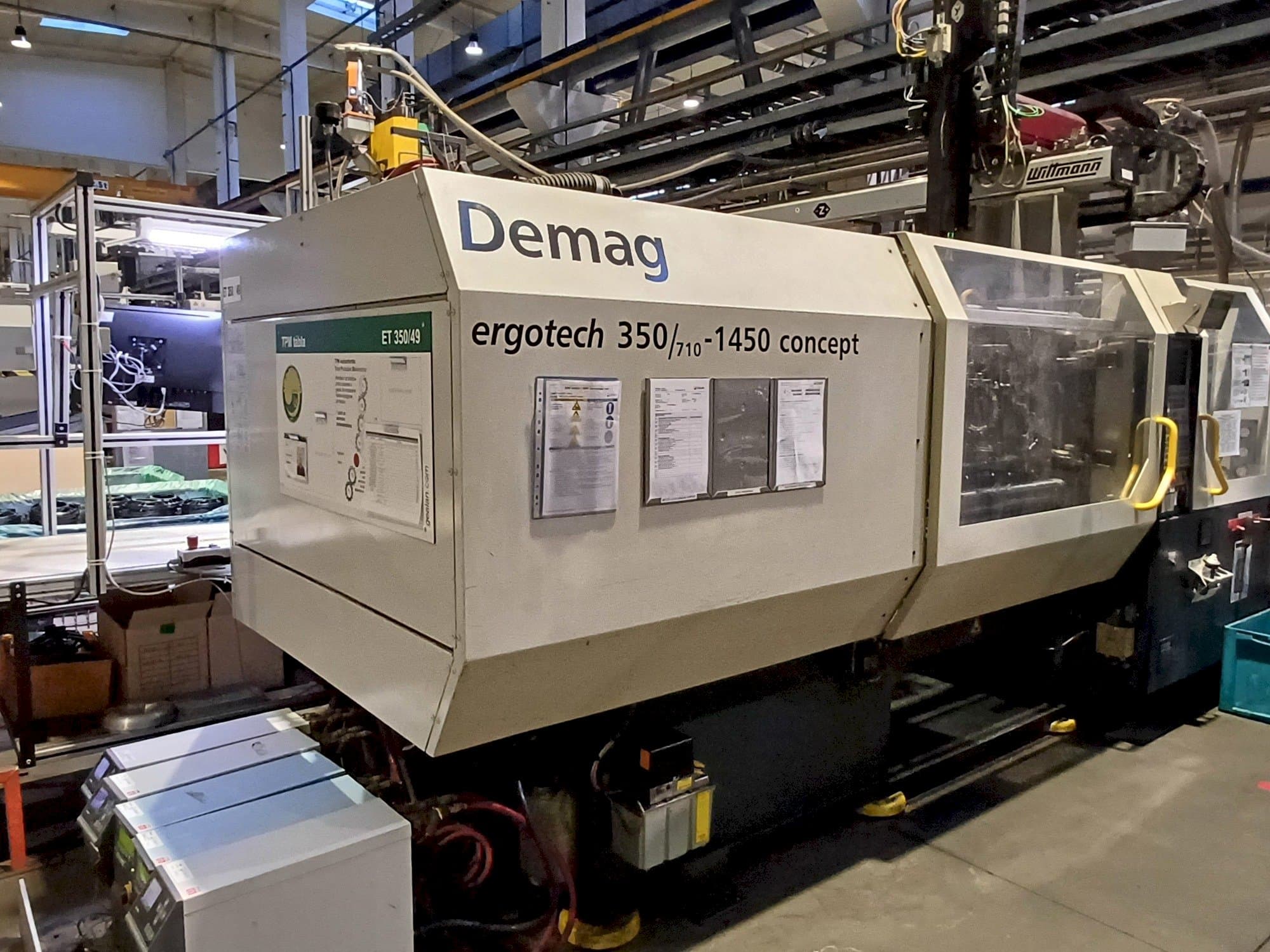 Вид станка SUMITOMO SHI DEMAG Ergotech 350 Concept спереди