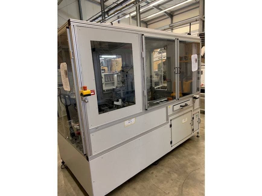 Вид  станка с SEHO Robot cell sorting station  правой стороны