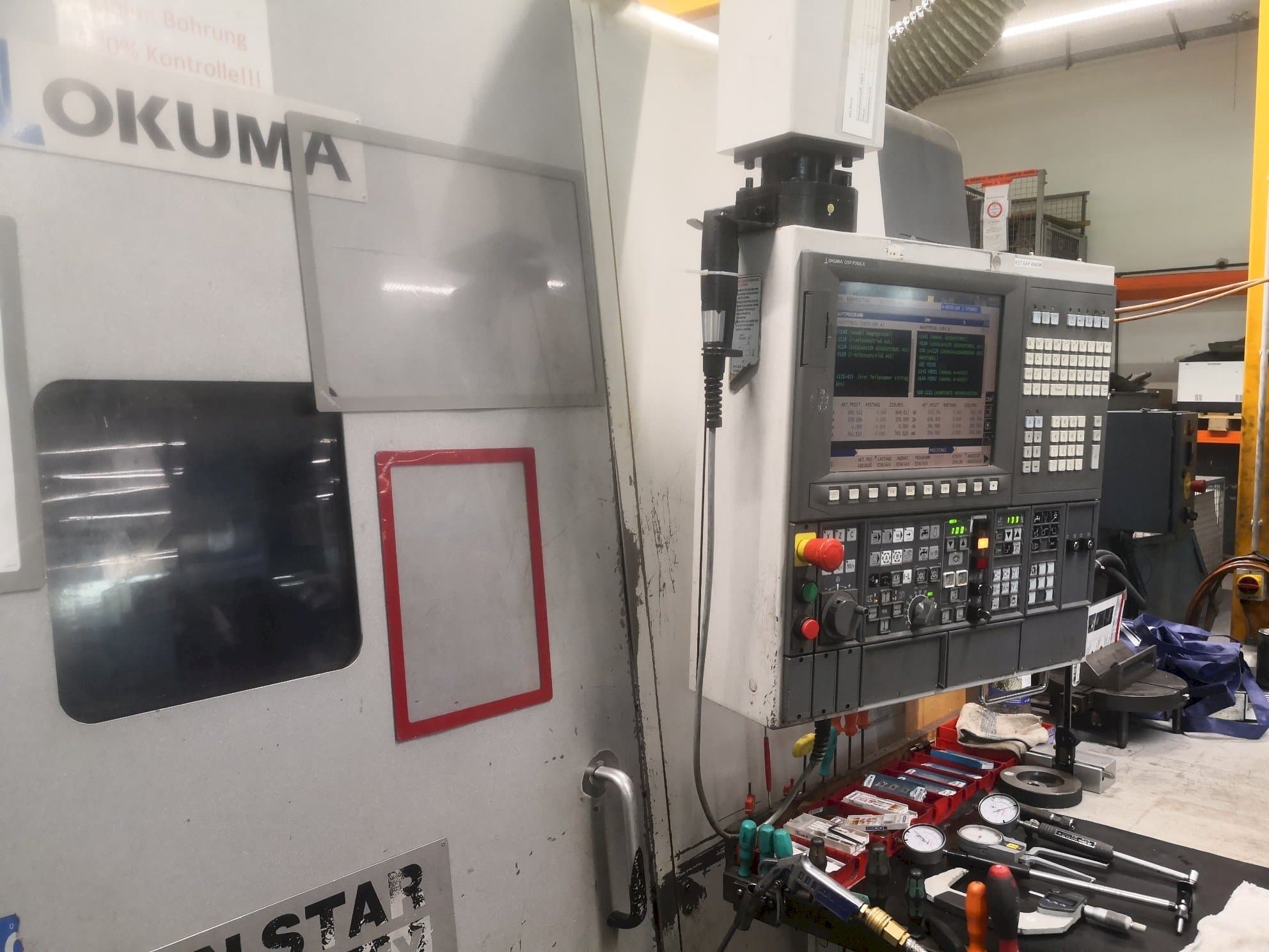 Вид станка Okuma LT 300 MY спереди