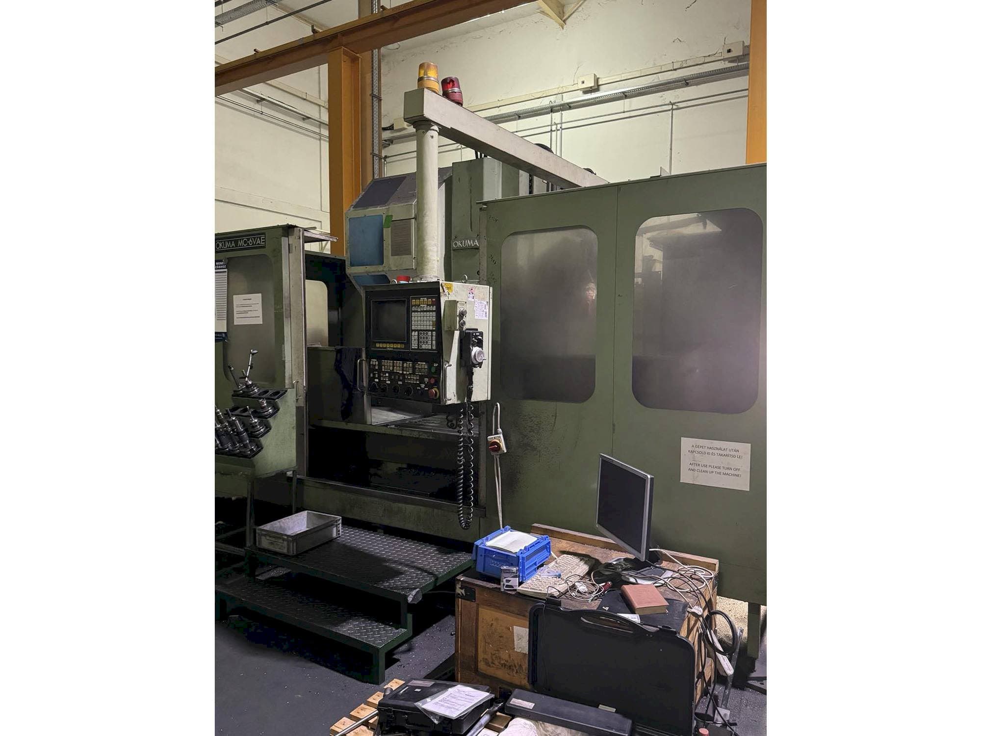Вид станка Okuma MC - 6VAE спереди