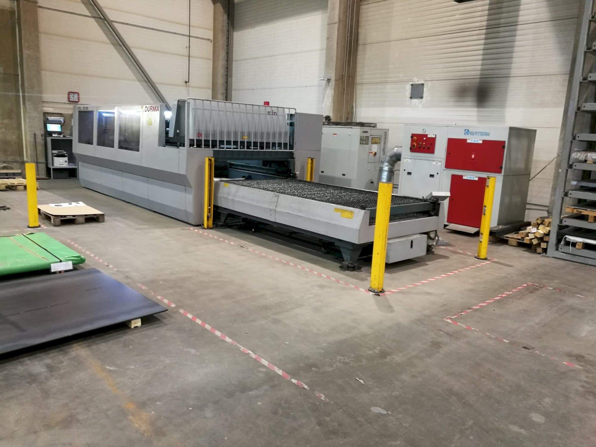 Вид станка Durma HDL 3015 спереди