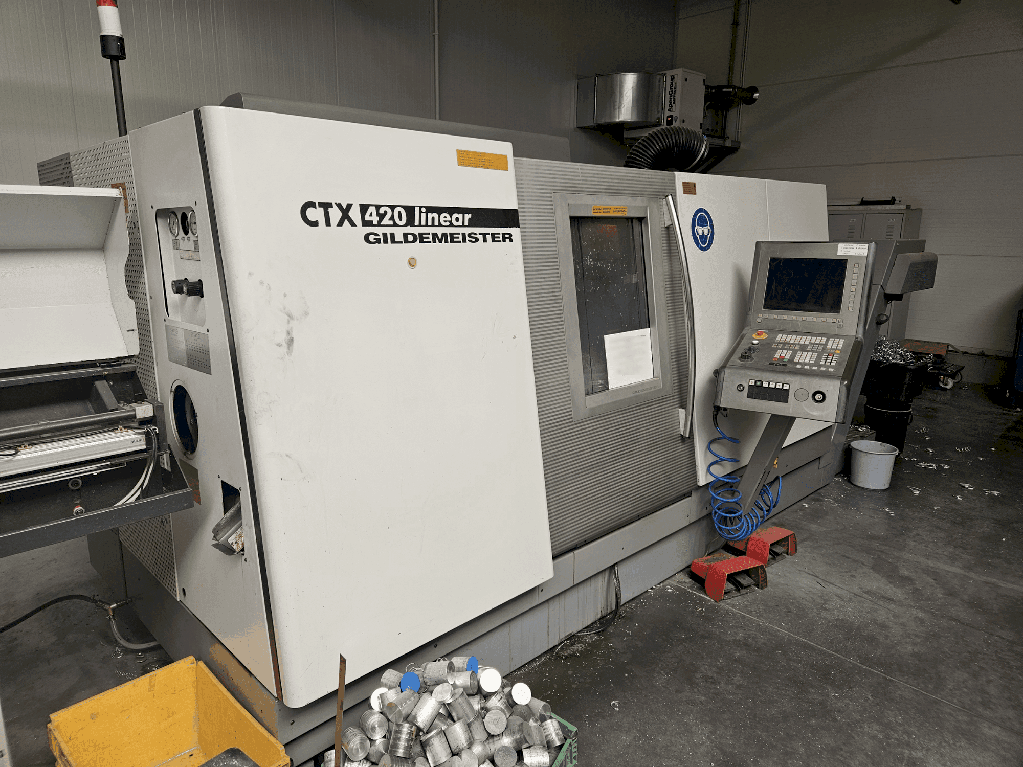 Вид станка Gildemeister CTX 420 Linear спереди