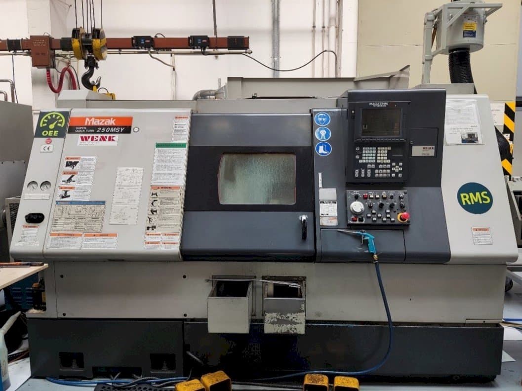 Вид станка Mazak SQT-250 MSY спереди