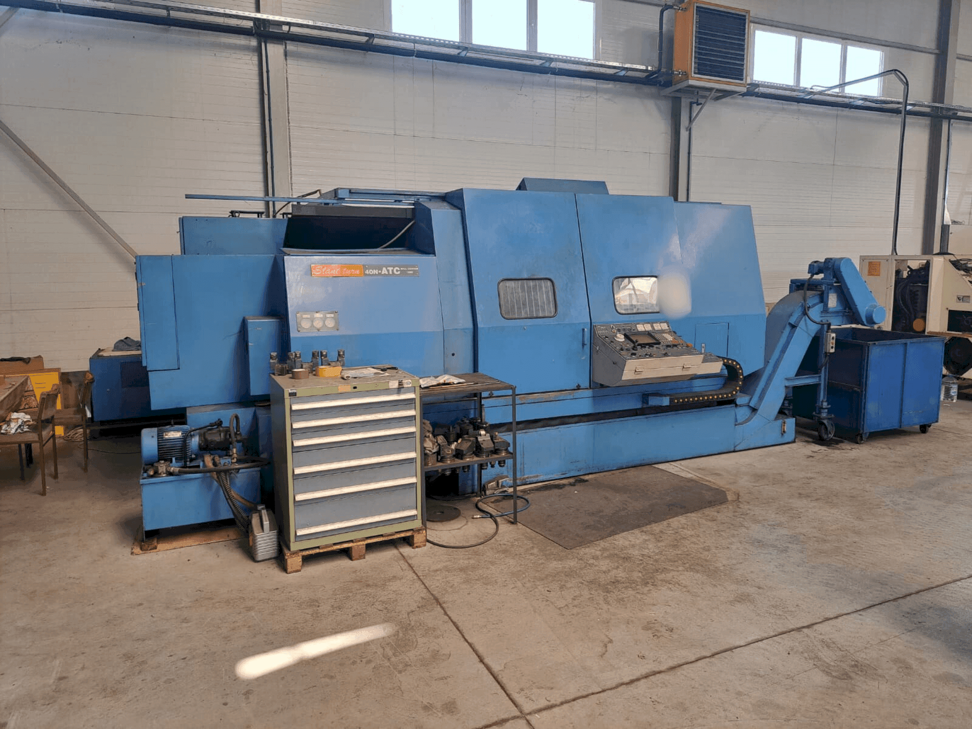 Вид станка Mazak SLANT TURN 40N - ATC Mill center 1500 спереди