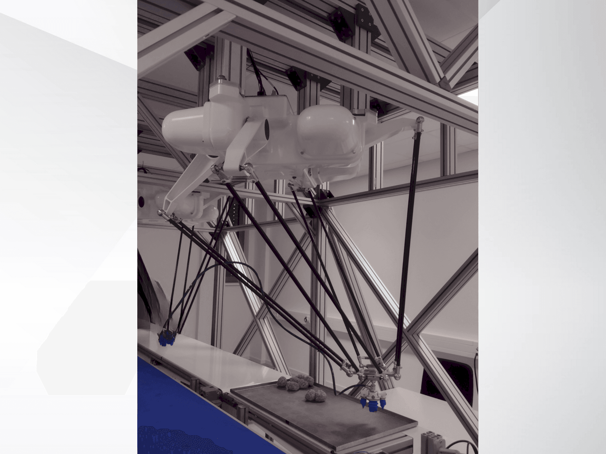 Вид станка OMRON Quattro 800HS with Platform P30  спереди