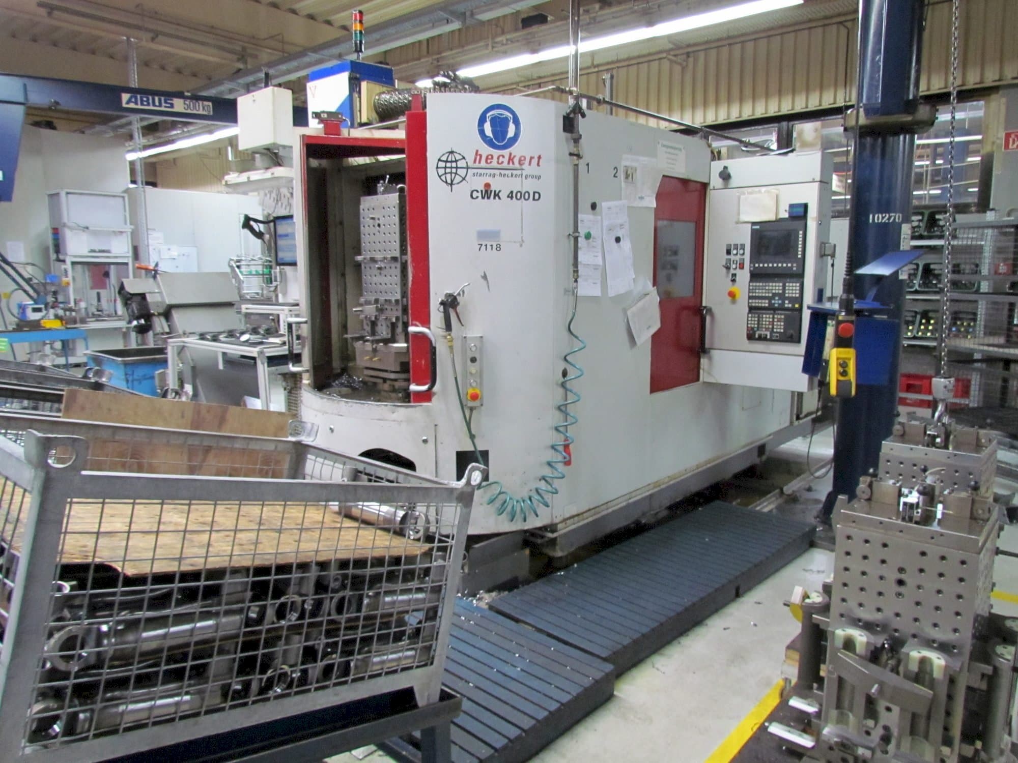 Вид станка Heckert CWK 400 D спереди