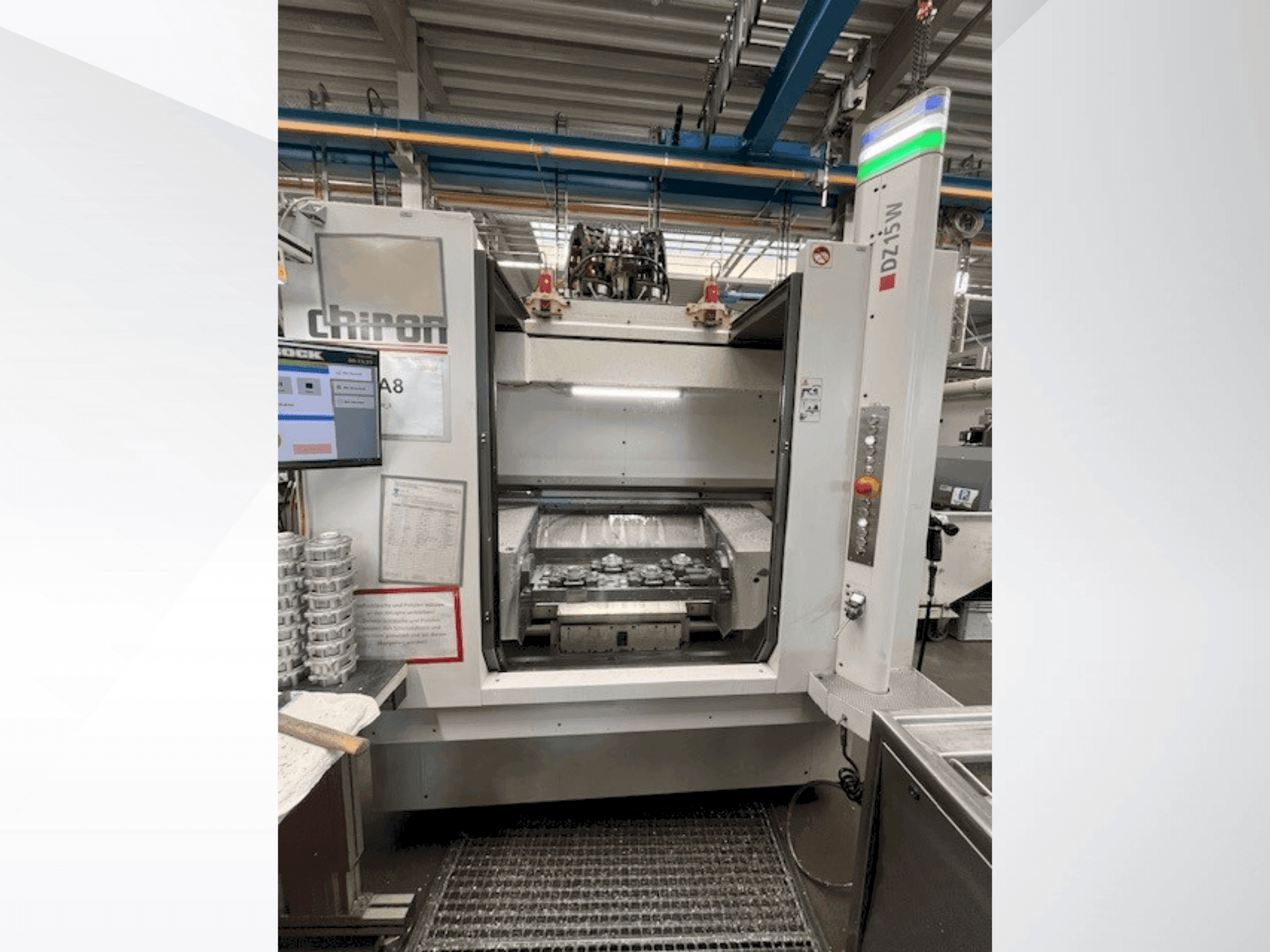 Вид станка CHIRON DZ 15 W спереди