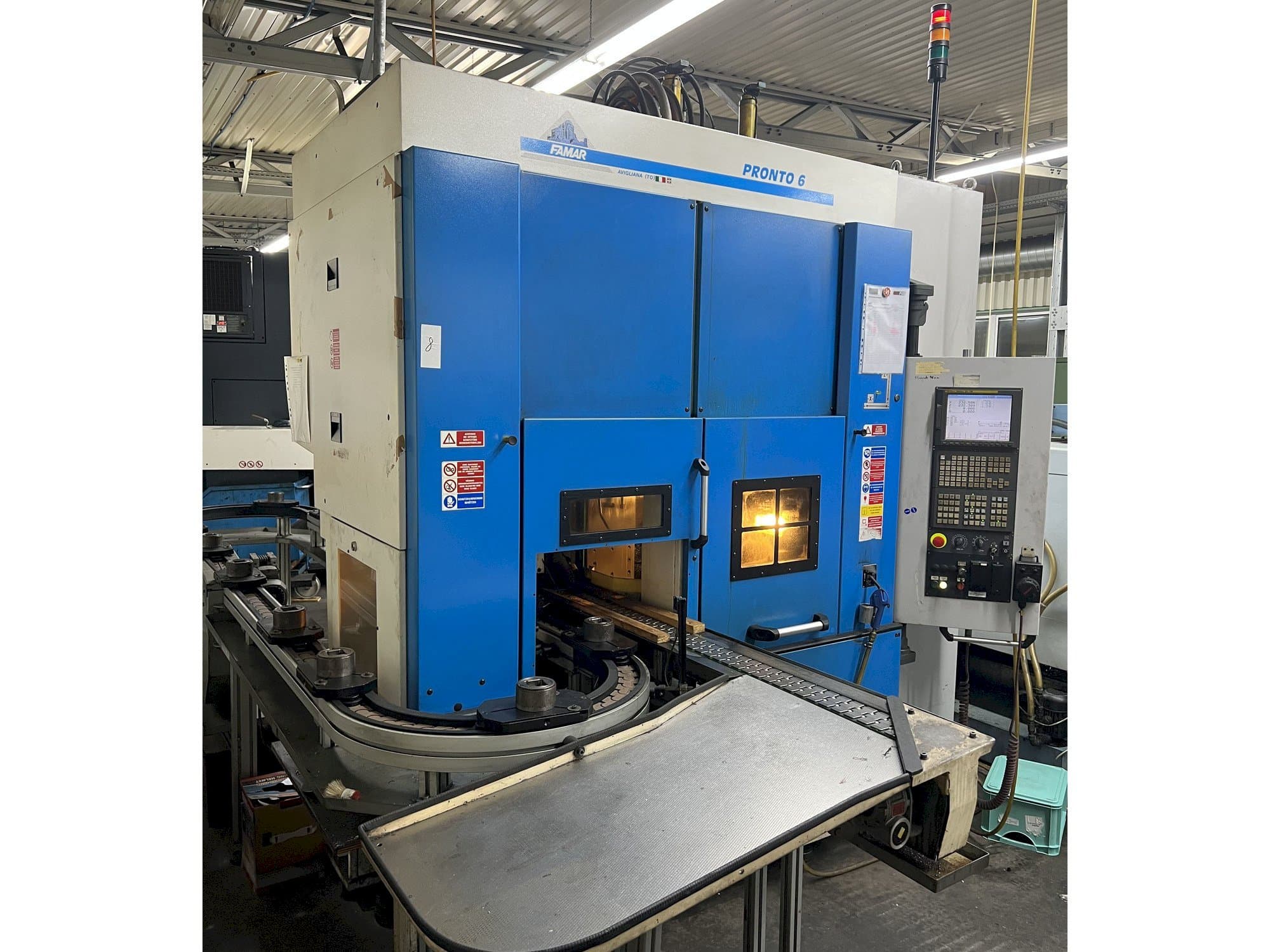 Вид станка Famar Pronto 6  спереди