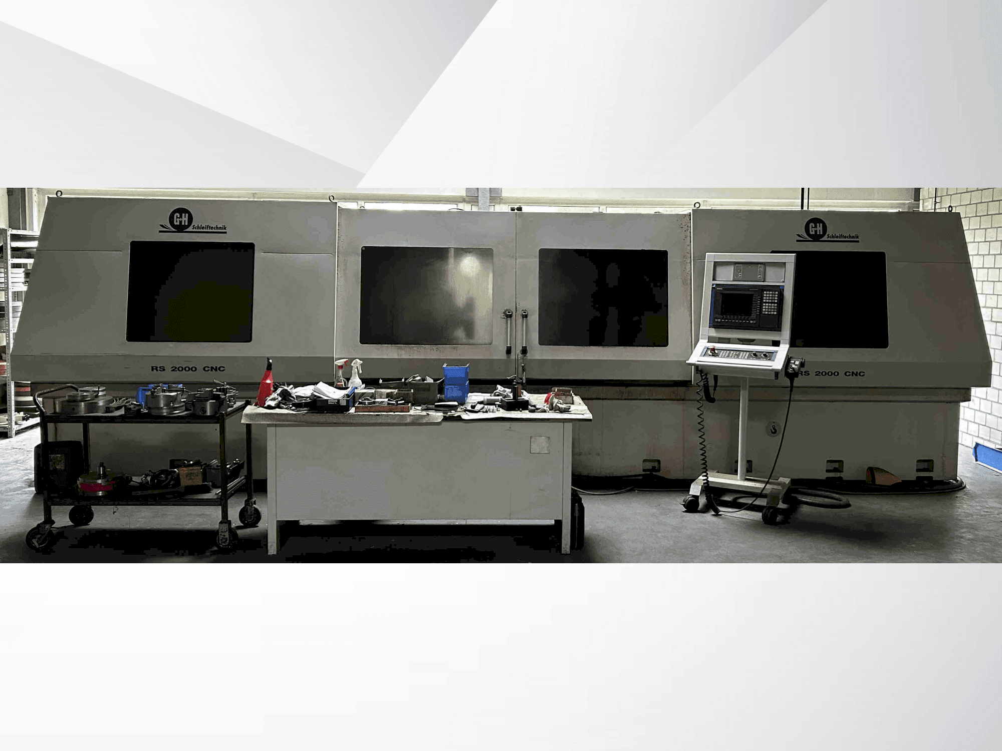 Вид станка GEIBEL & HOTZ RS 2000 CNC спереди