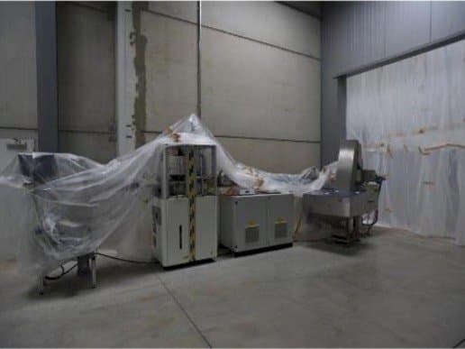 Вид станка SACMI EL 1500 спереди