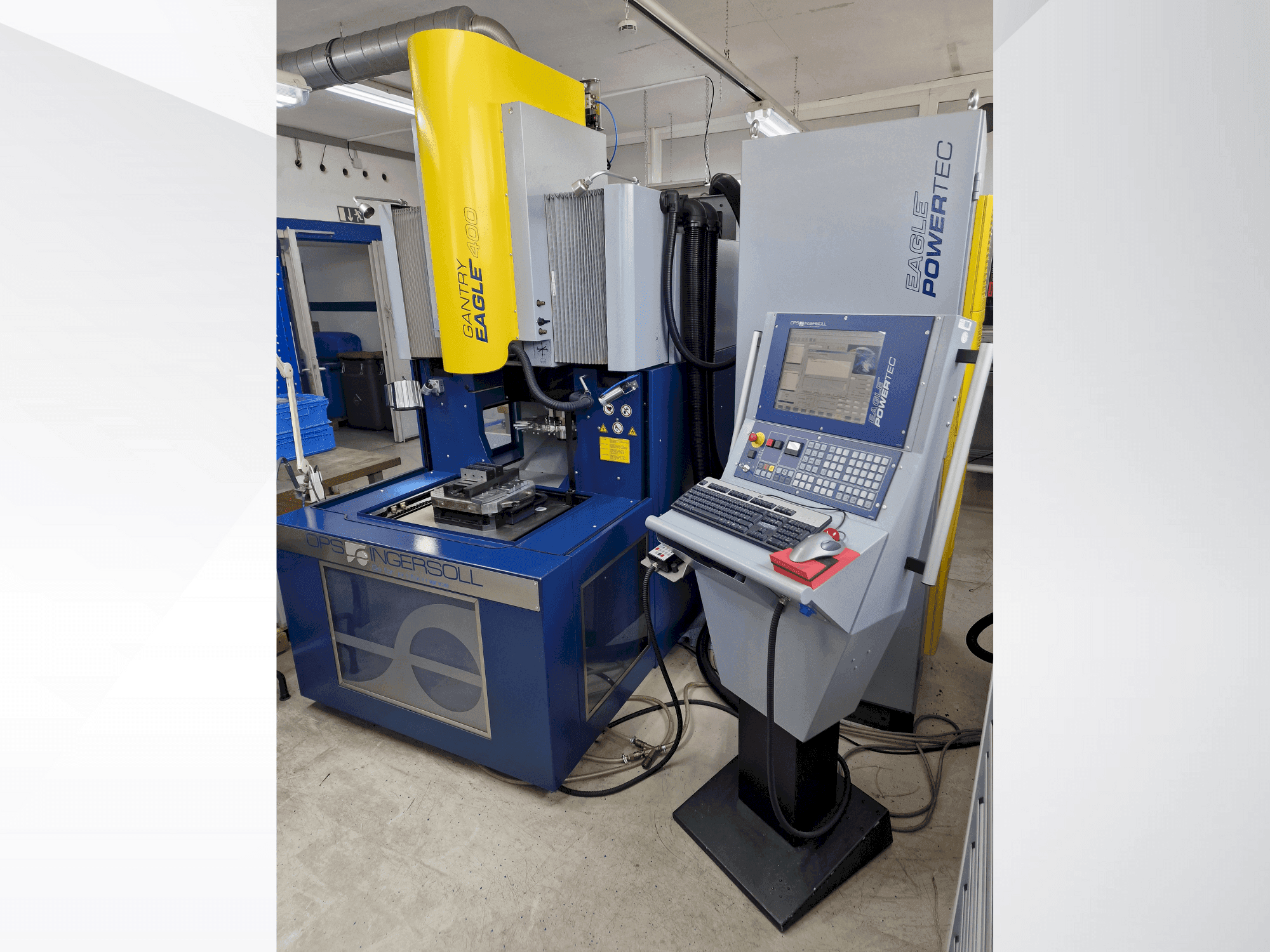 Вид станка OPS INGERSOLL Eagle 400  спереди