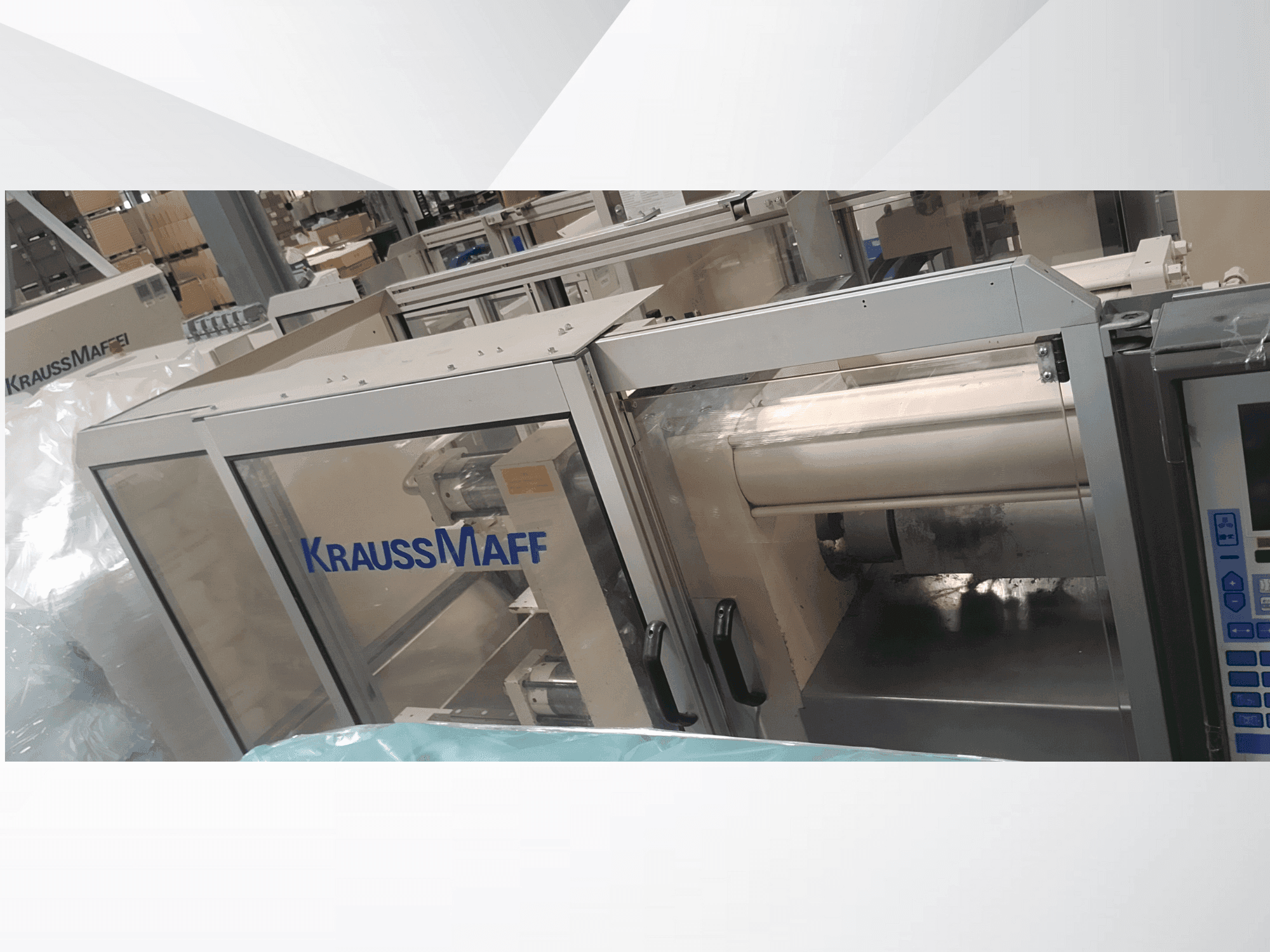 Вид станка Krauss Maffei 340 c2/80  спереди