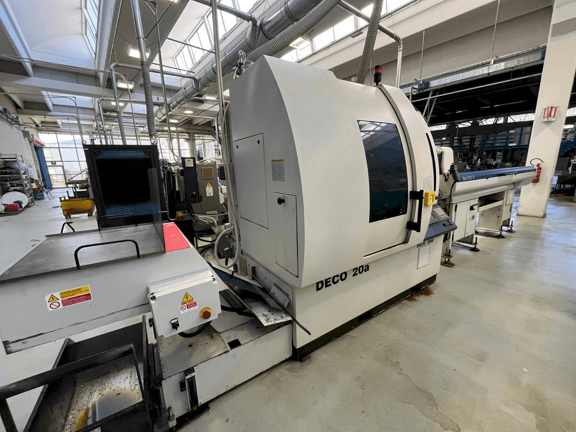 Вид станка TORNOS DECO 20A спереди