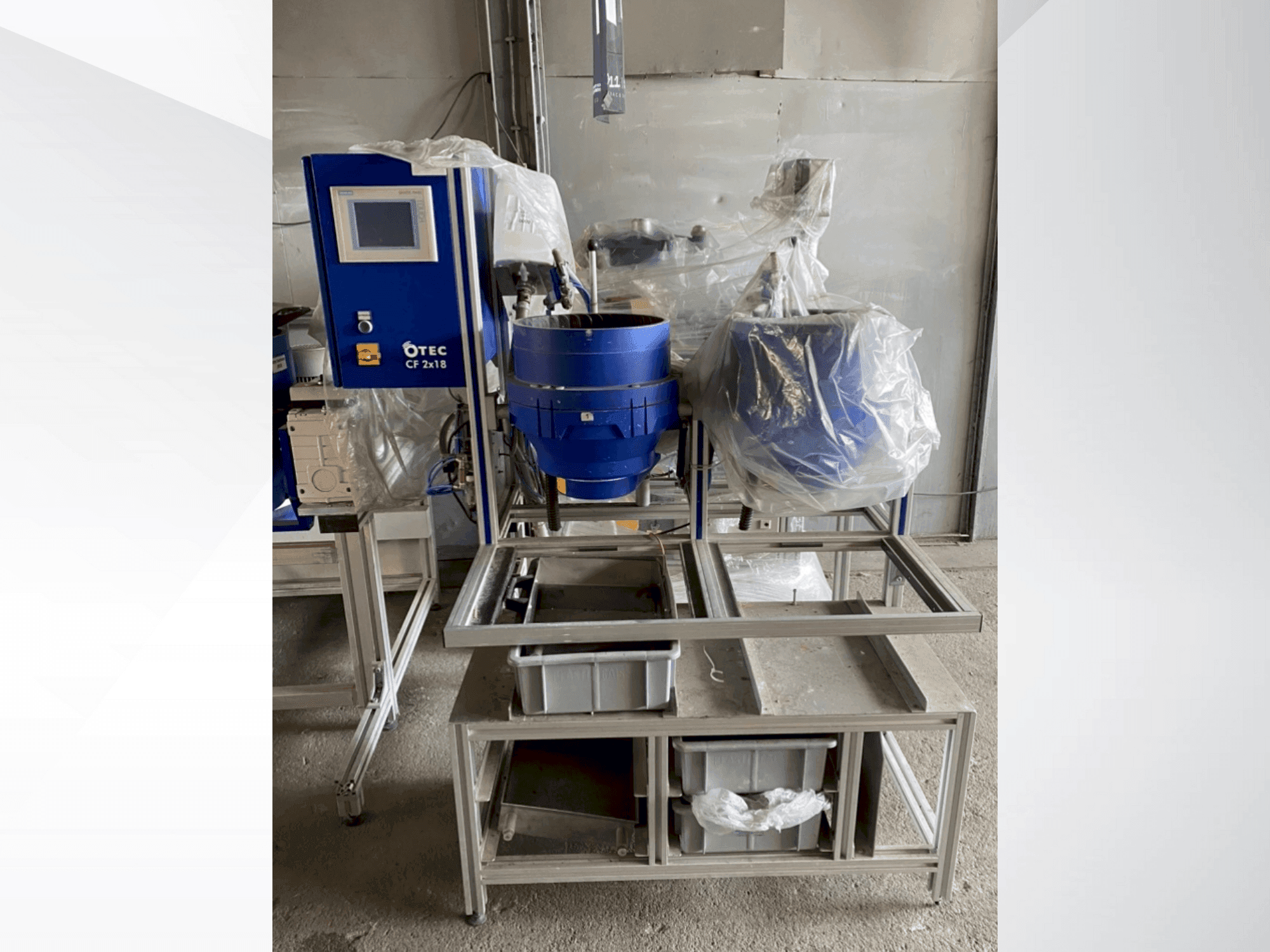 Вид станка OTEC CF 2x 18  спереди