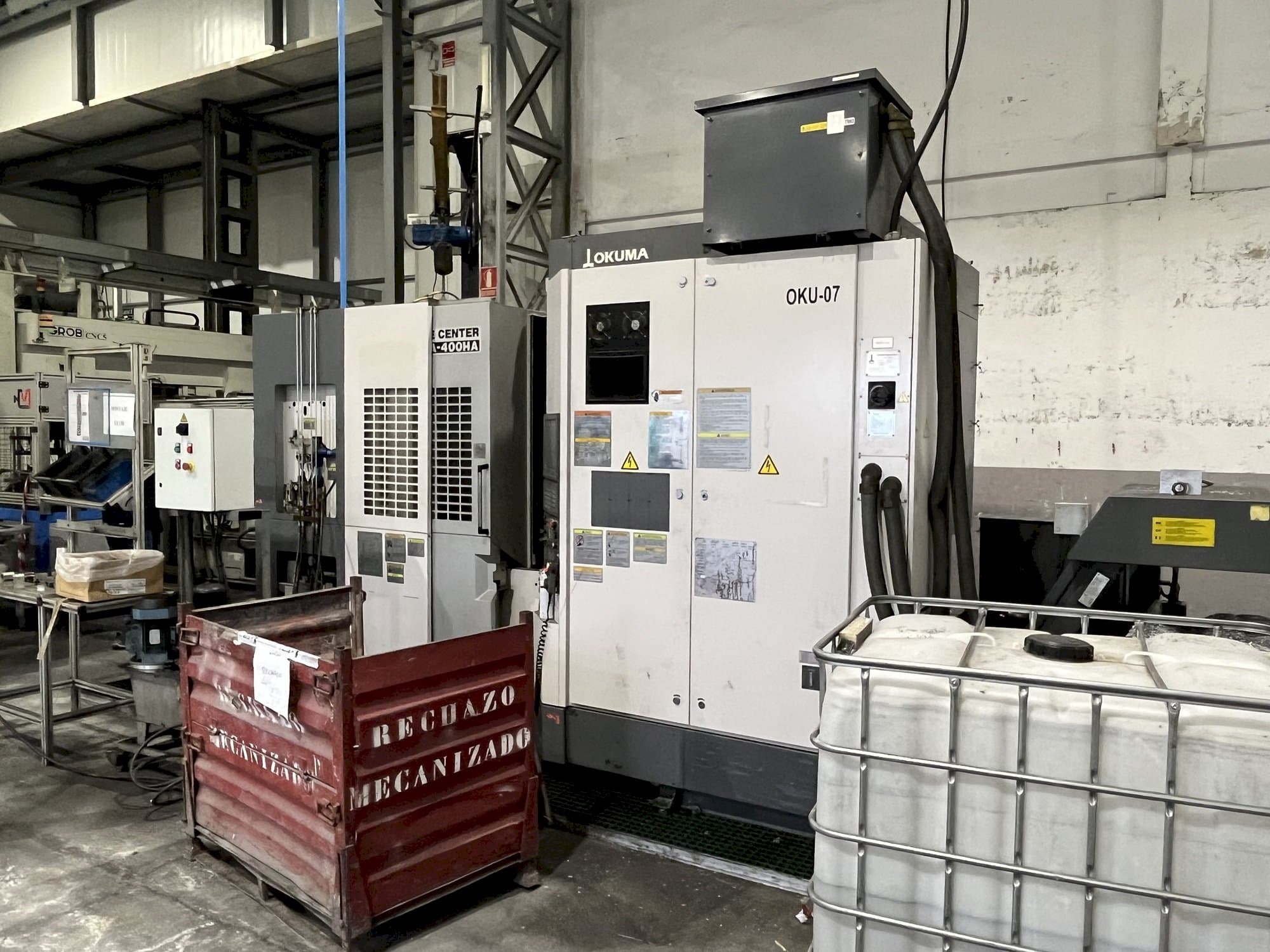 Вид станка Okuma MA-400HA  спереди