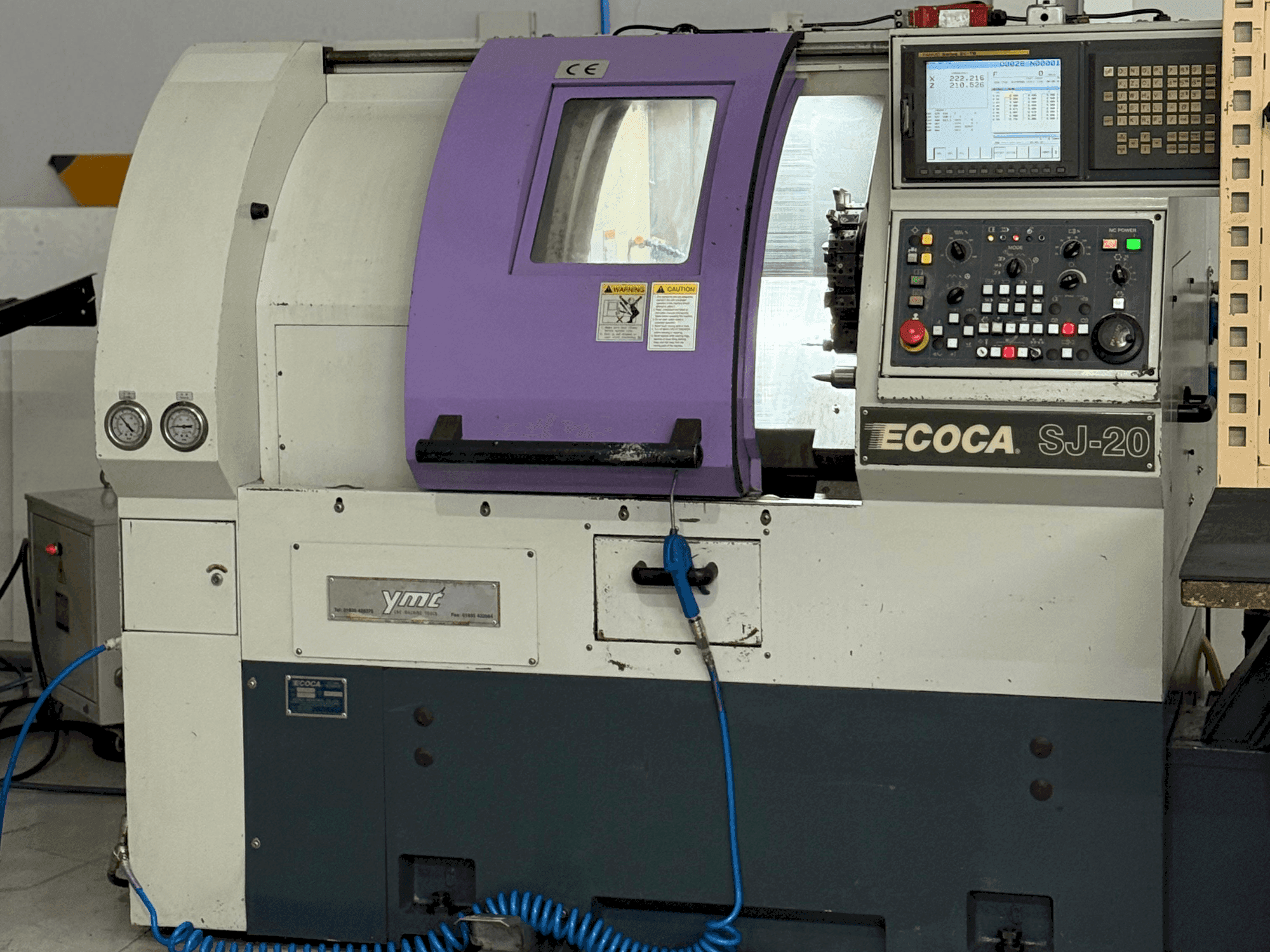 Вид станка ECOCA SJ-20 спереди