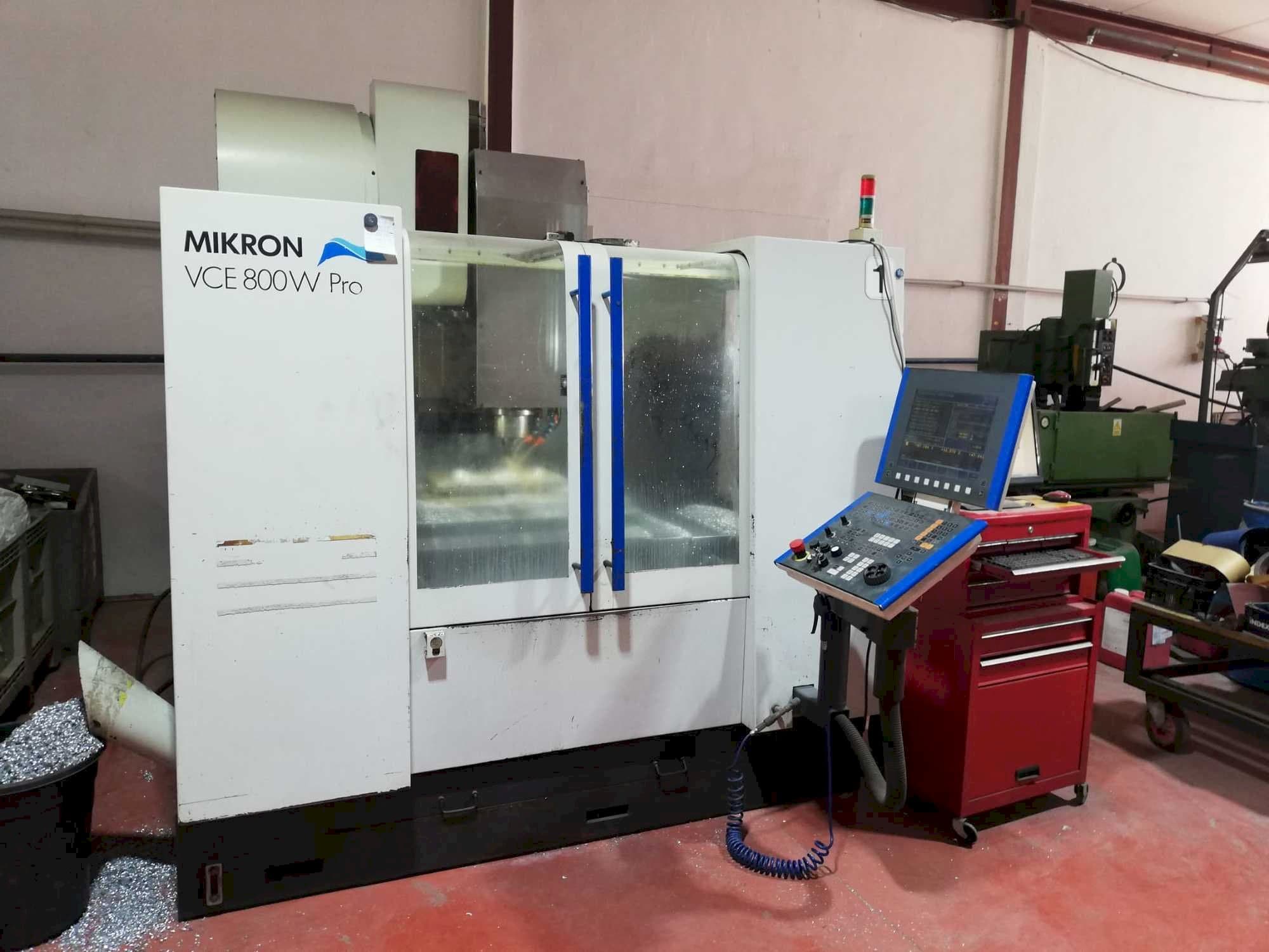 Вид станка MIKRON VCE 800W Pro спереди