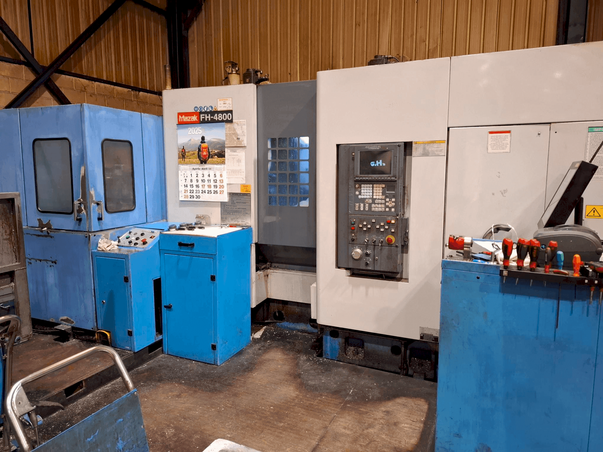 Вид станка Mazak FH-4800 спереди