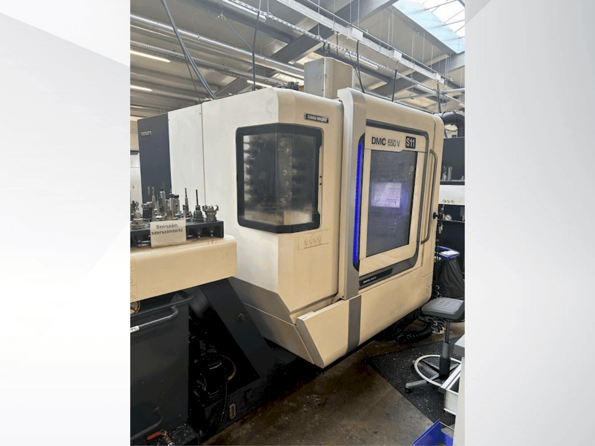 Вид станка DMG MORI DMC 650 V  спереди