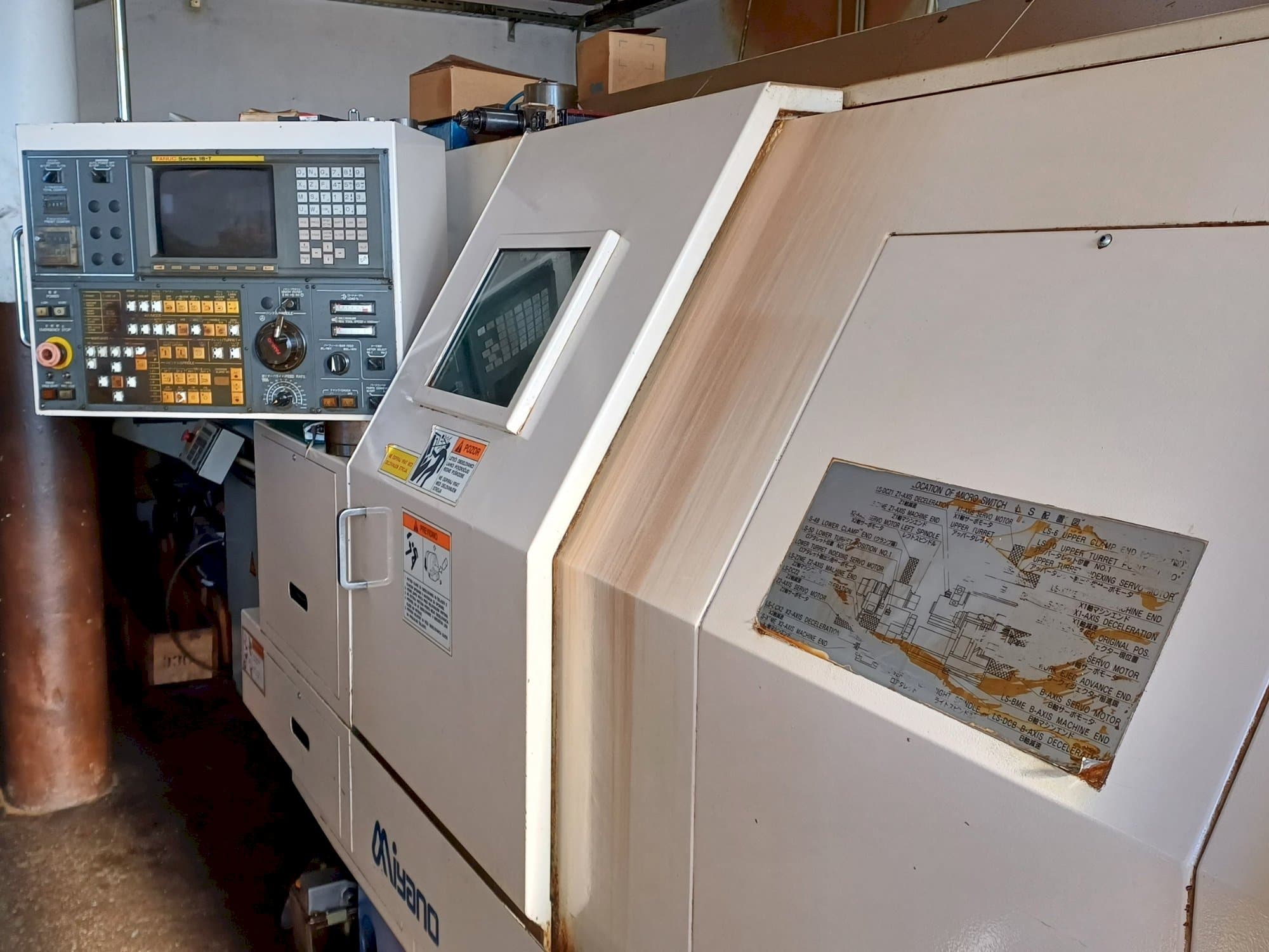 Вид станка Miyano BNE 51S спереди