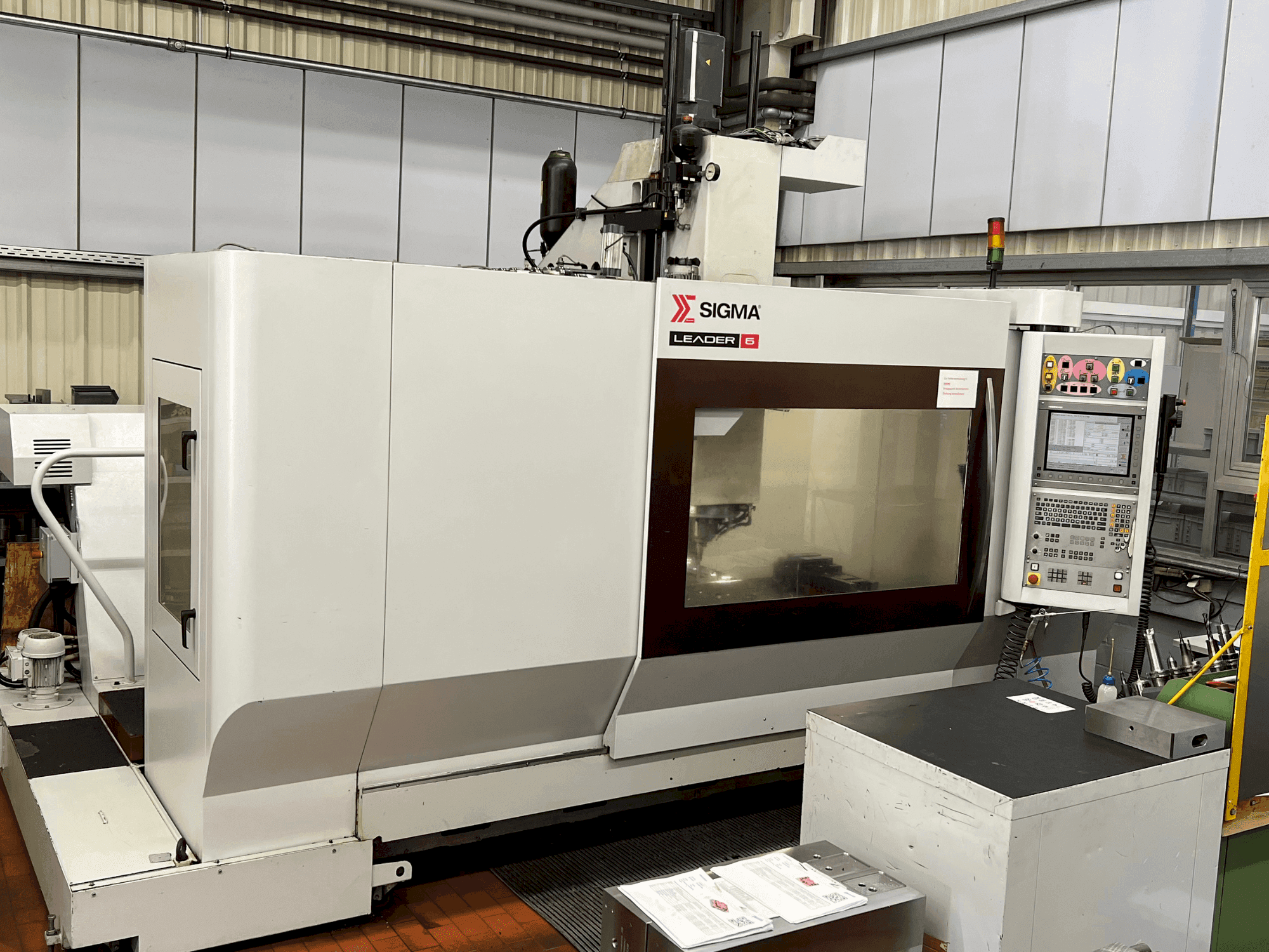 Вид станка Sigma Leader 6  спереди