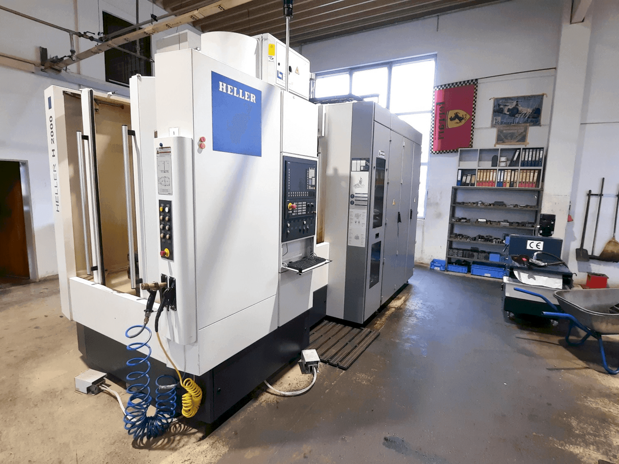 Вид станка HELLER H2000  спереди