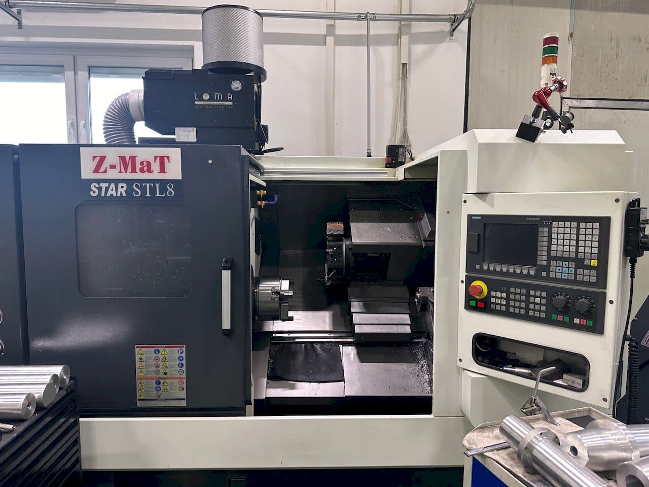 Вид станка Z-MAT STAR STL 8 спереди