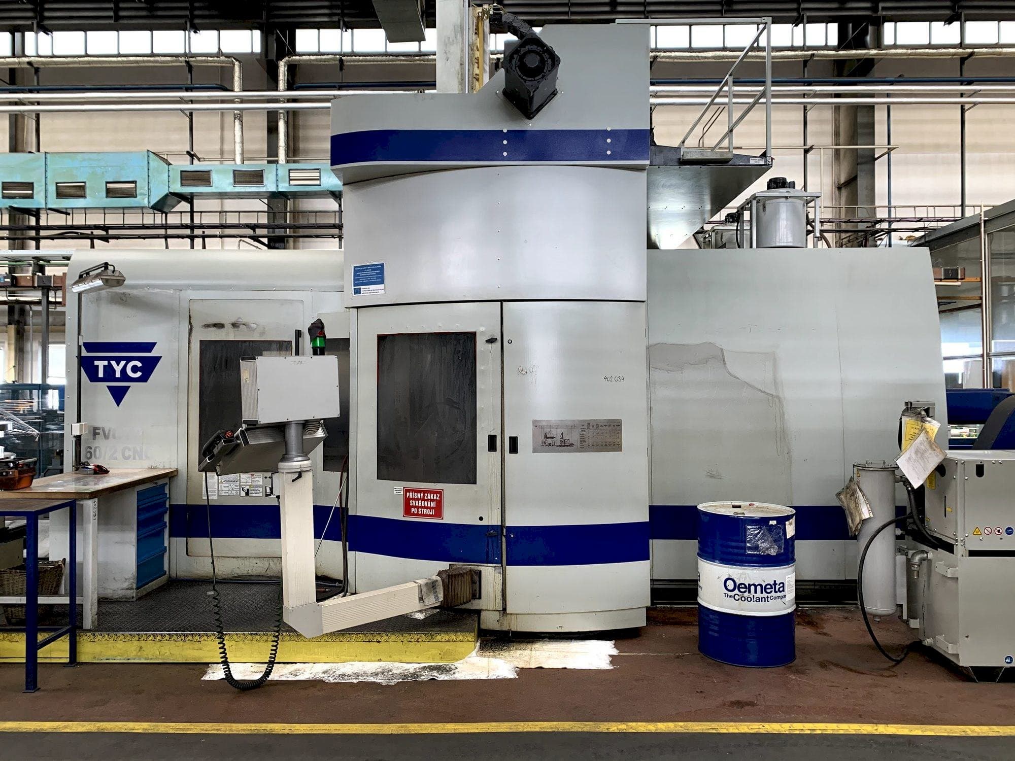 Вид станка TYC FVCTP 160/2  спереди