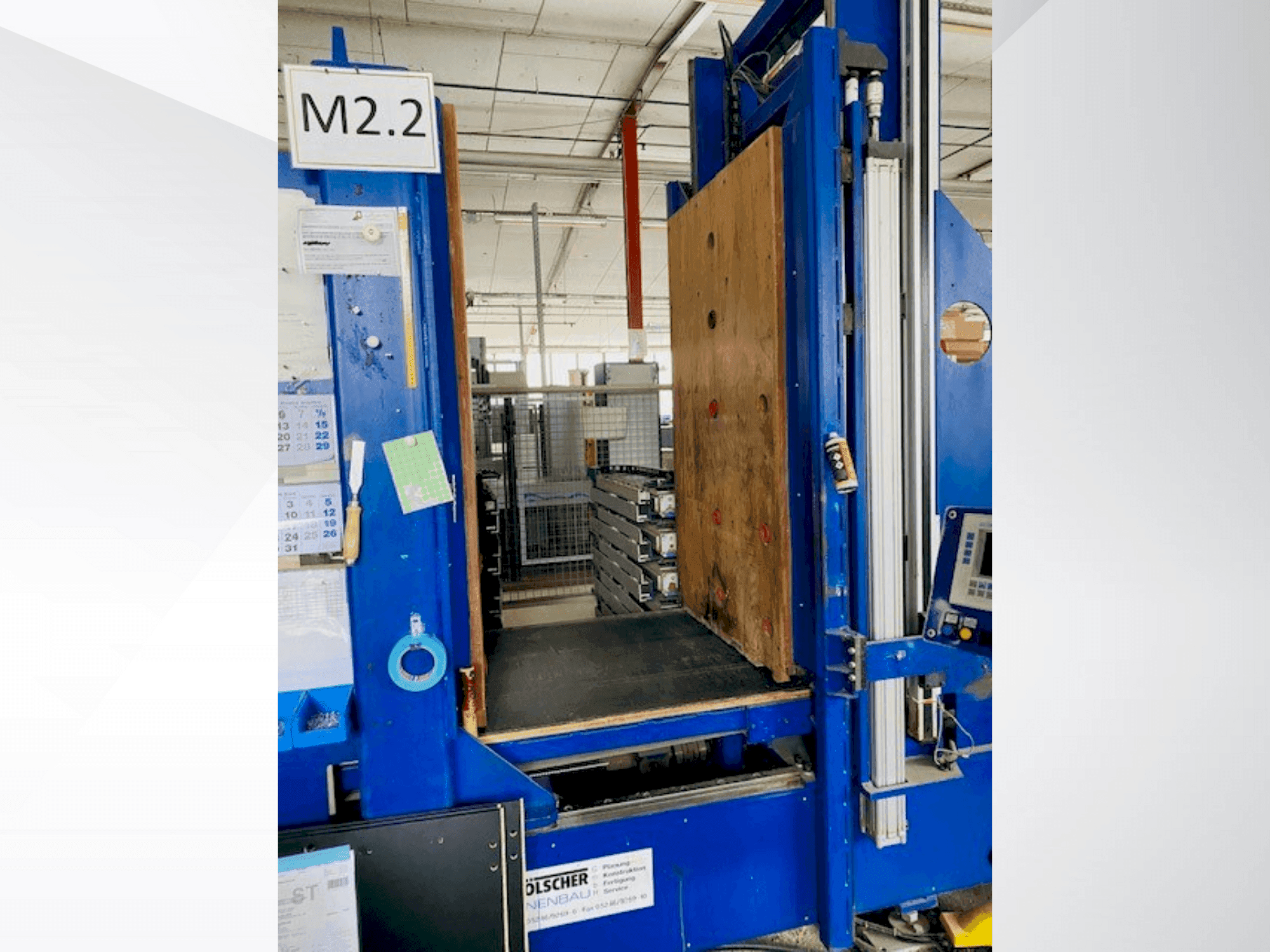 Вид станка Hüttenhölscher Body Press  спереди