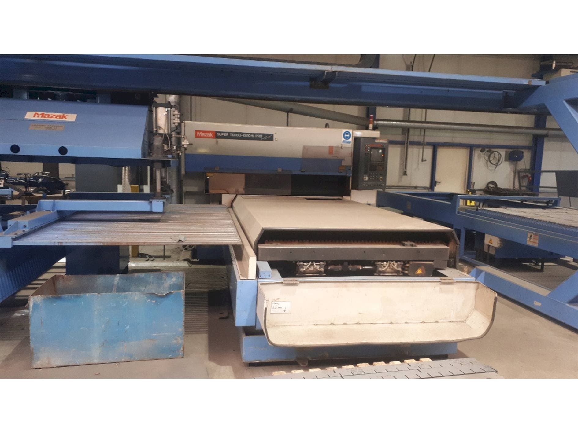 Вид станка Mazak Super Turbo X510 HI-Pro спереди