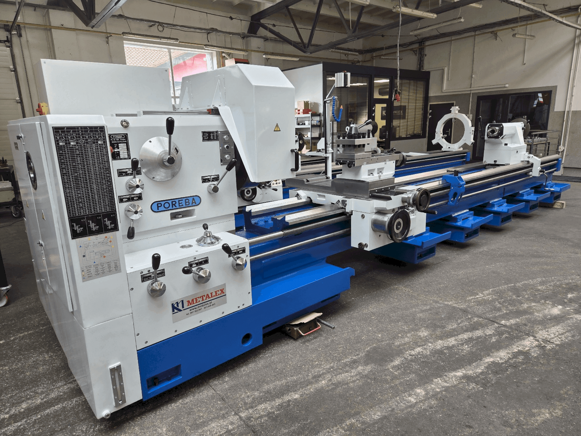 Вид станка Poreba TPK 90/5M спереди