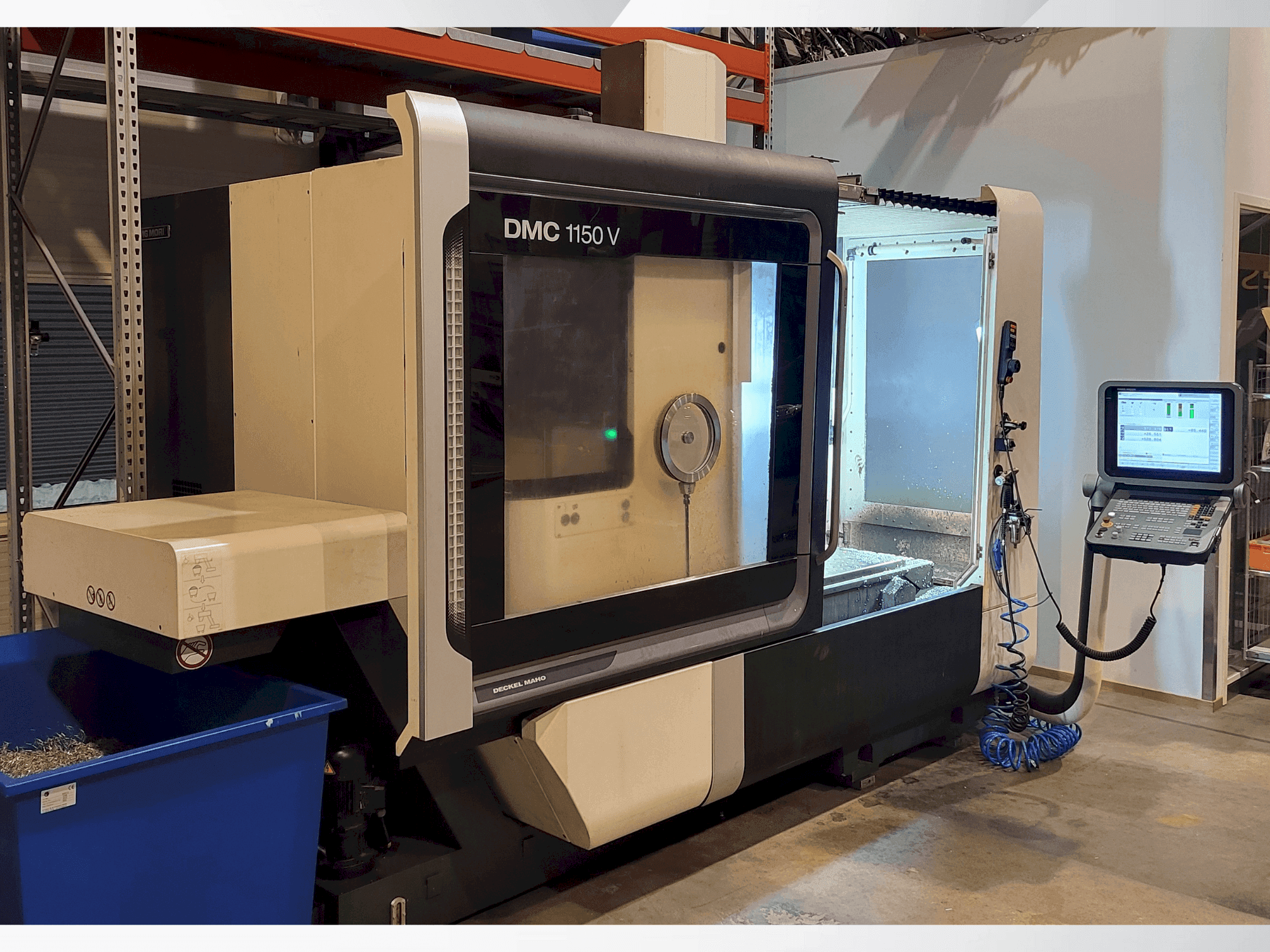Вид станка DMG MORI DMC1150V спереди