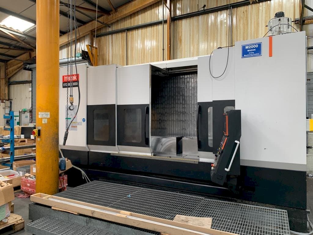 Вид станка Mazak VTC-800/30SR спереди