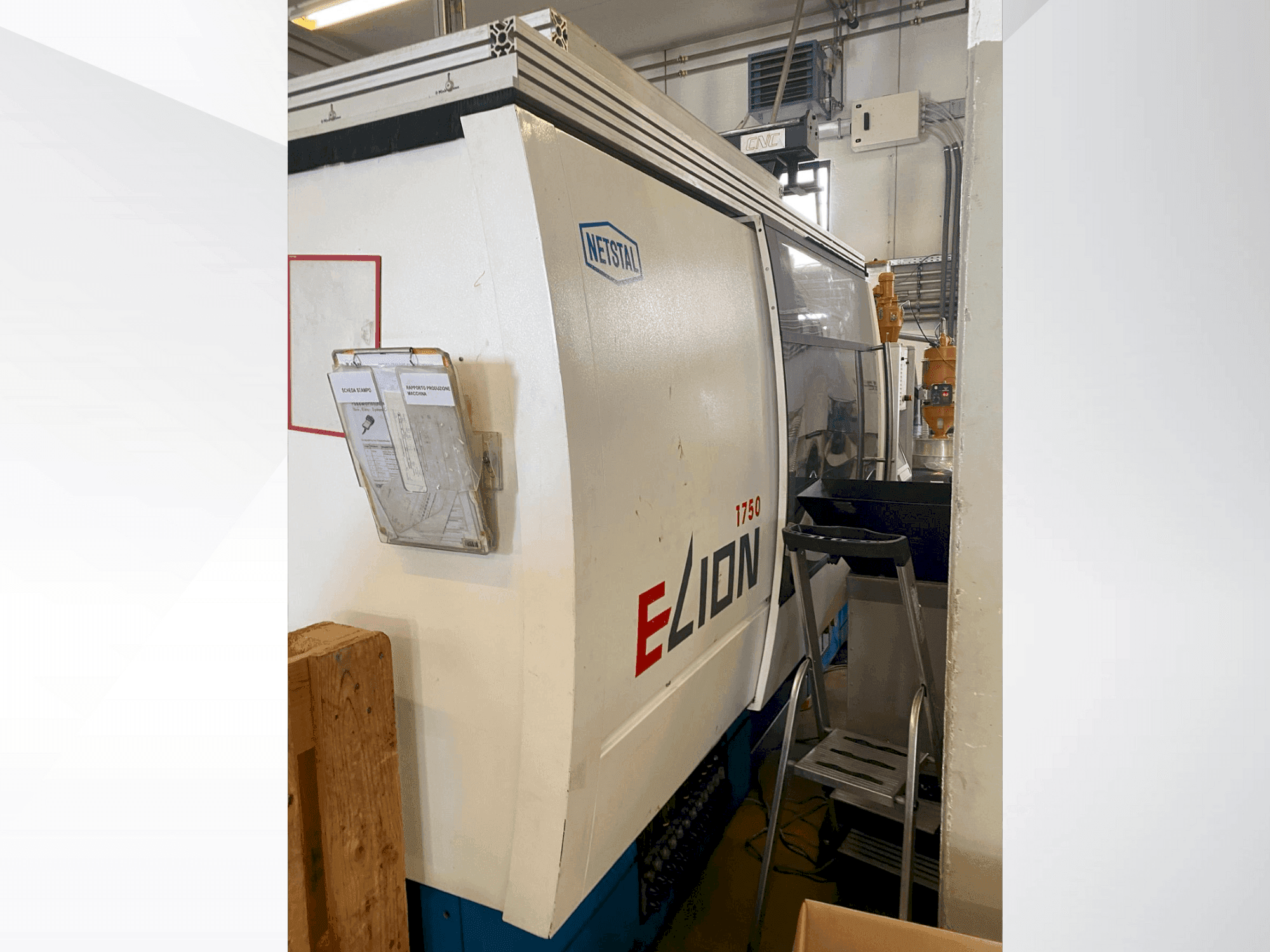 Вид станка Netstal ELION 1750-840PS спереди