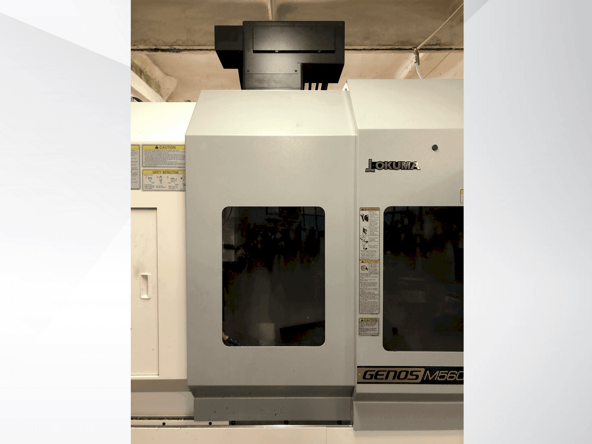 Вид станка Okuma Genos M569 –V8 спереди