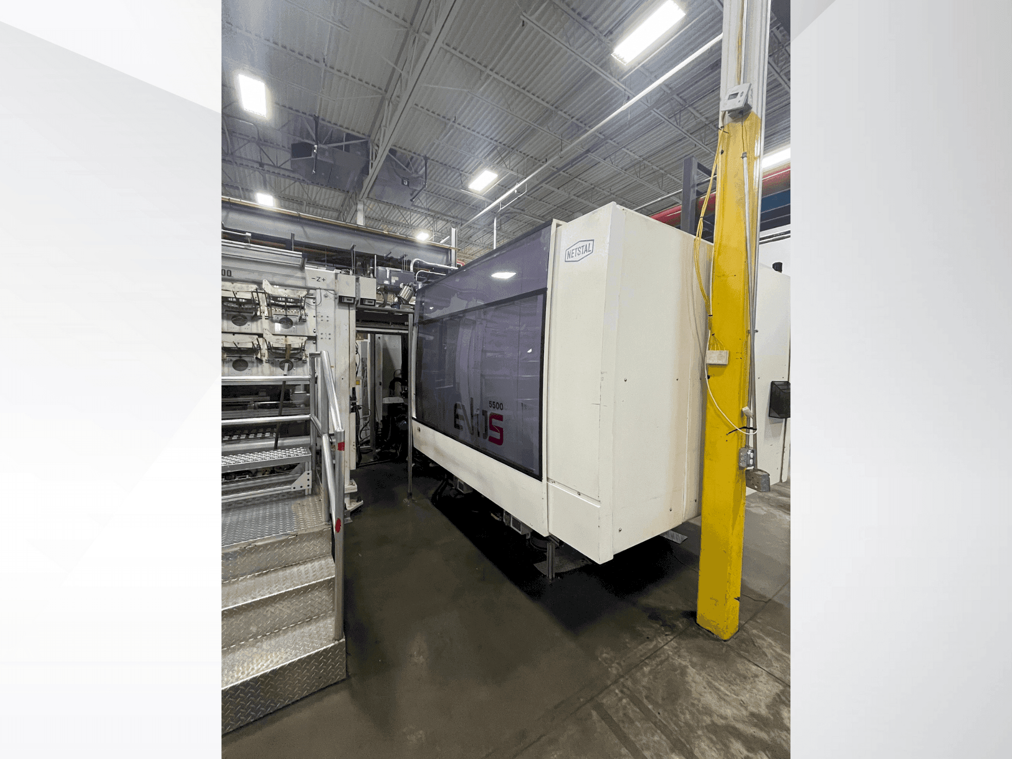 Вид станка Netstal EVOS 5500-2900 Speed  спереди