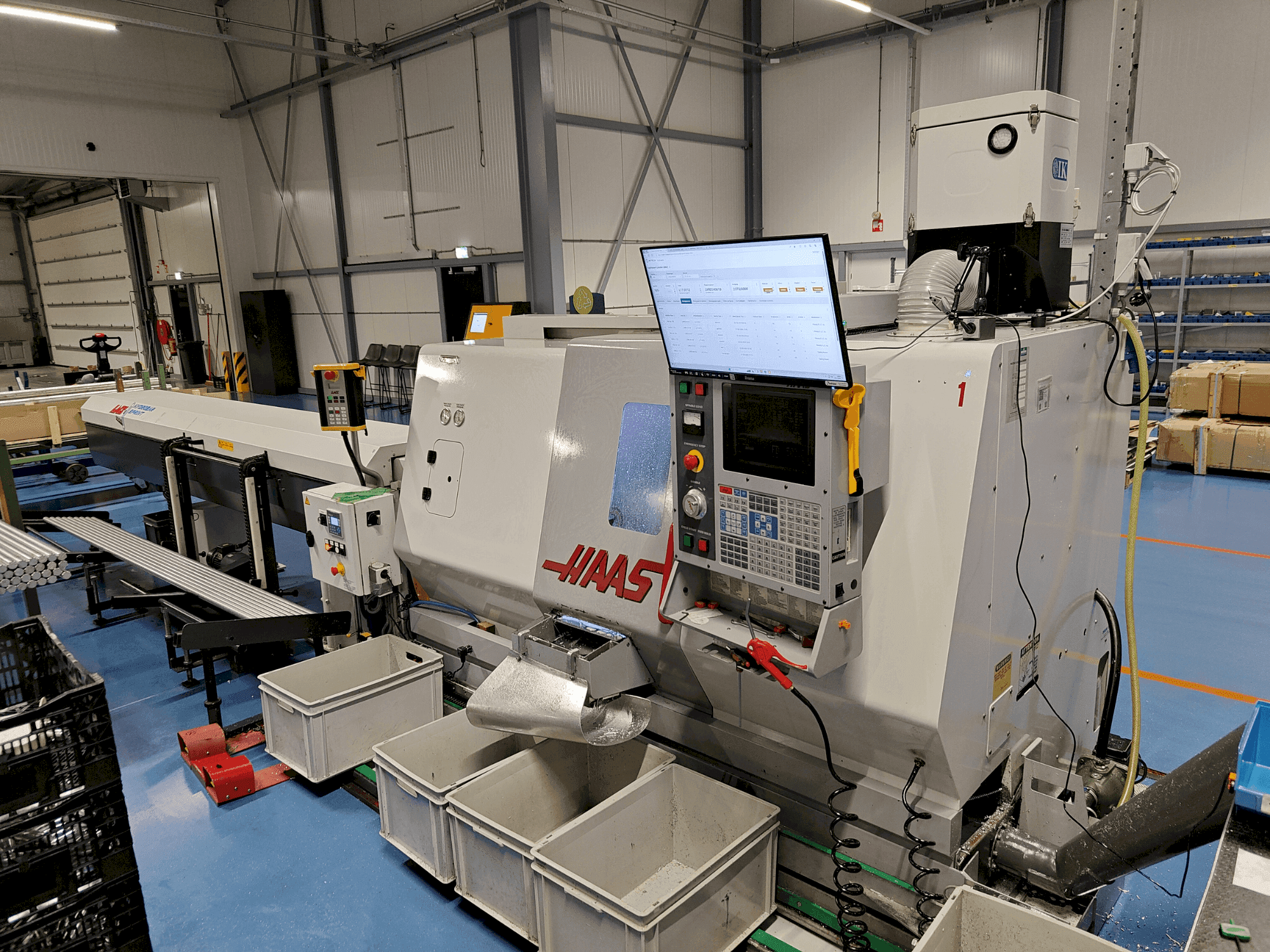 Вид станка HAAS TL-15HE спереди