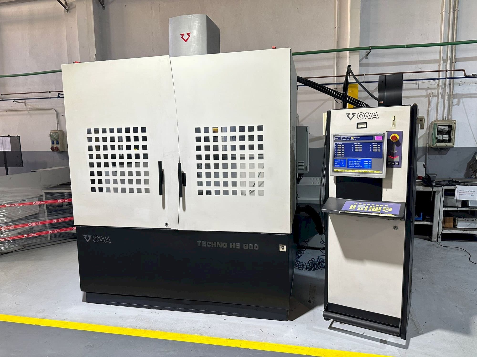 Вид станка ONA HS 600 спереди