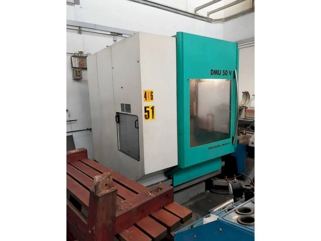 Вид станка с DECKEL MAHO DMU 50 V правой стороны