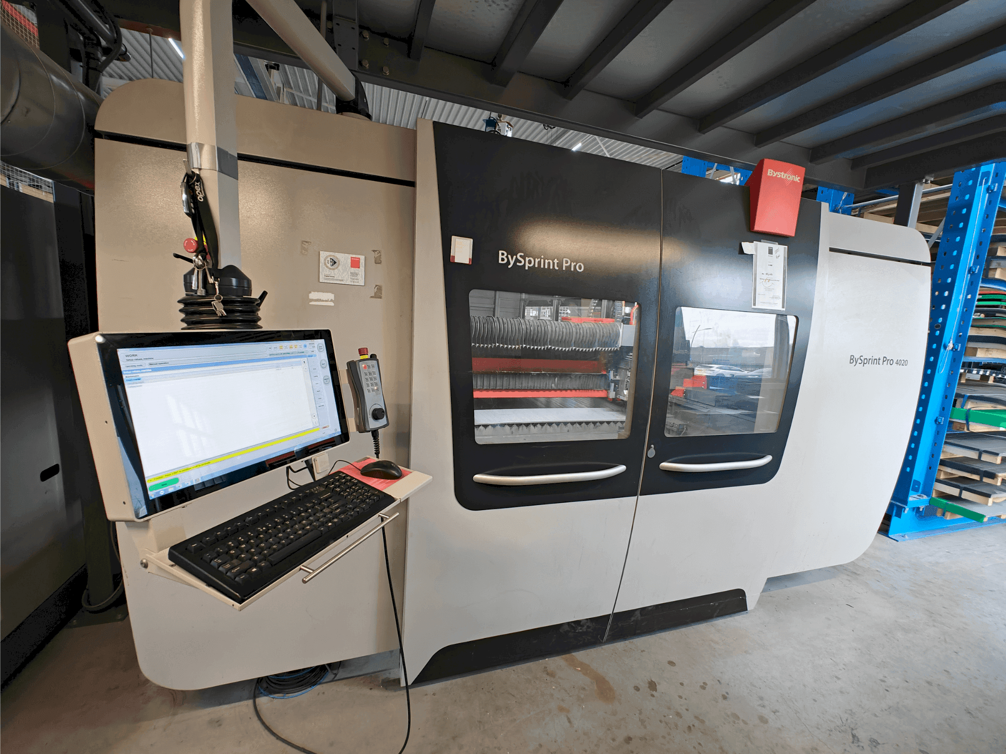 Вид станка Bystronic Bysprint Pro 4020  спереди